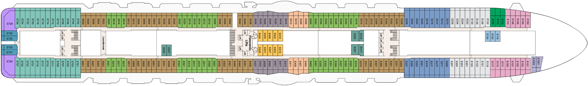 Princess Cruises Enchanted Princess Deck 8 - Emerald.png